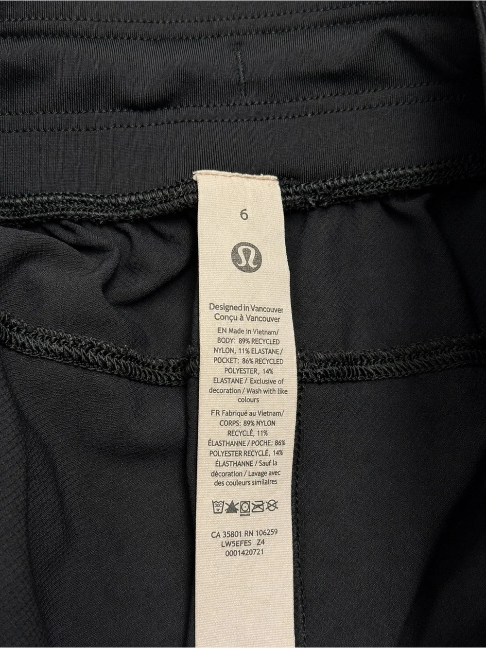 Lululemon Adapted State High-Rise Jogger Black Size 6